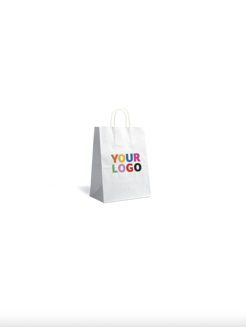 Bolsos de asas retorcidas - Blanco XS