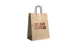 Compre sus bolsas de papel kraft personalizadas y recíbalas rápidamente.