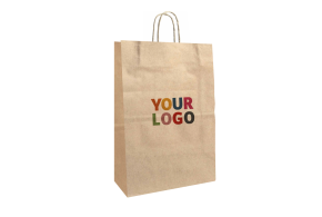 Customizable 2-bottle brown bag, express delivery & low price.