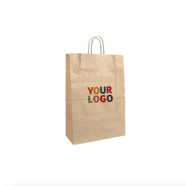 Customizable 2-bottle brown bag, express delivery & low price.