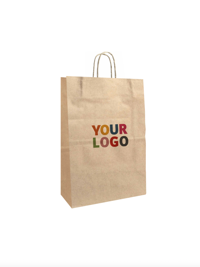 Customizable 2-bottle brown bag, express delivery & low price.