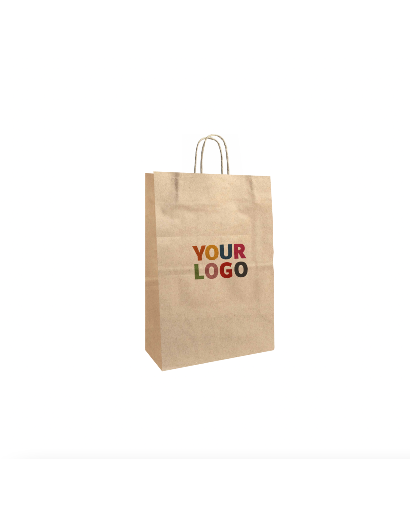 Customizable 2-bottle brown bag, express delivery & low price.