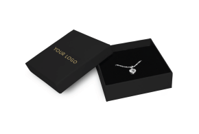 Joyero negro personalizado, ¡venda sus joyas con estilo!