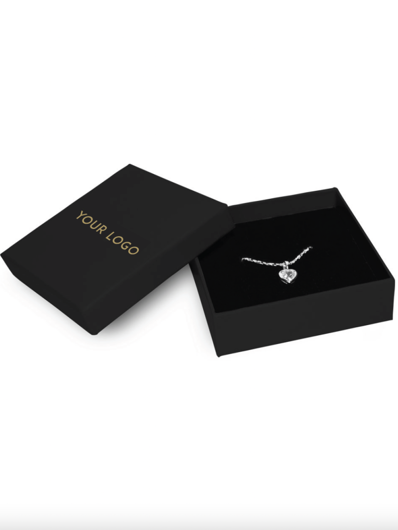 Joyero negro personalizado, ¡venda sus joyas con estilo!