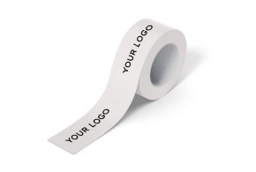 Adhesive tape - White - Single logo