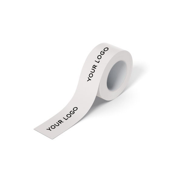 Adhesive tape - White - Single logo