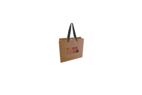 Luxury paper bags - Kraft XS - Ribbon handles