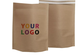 Customized ecological envelopes in recycled kraft - Order now