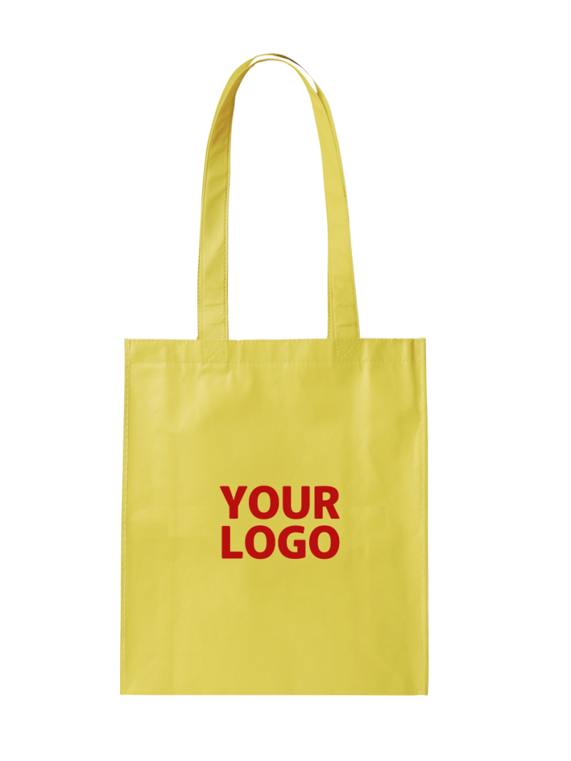 Totebag Katoen Geel