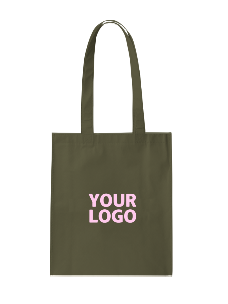 Totebag Katoen Kaki