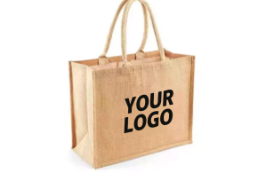 Customized burlap bag with your design imprint - Order now.