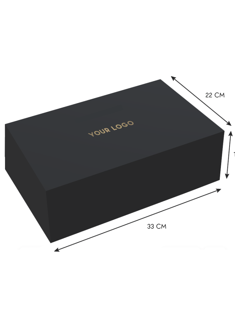 Caja magnética - logotipo estampado en caliente