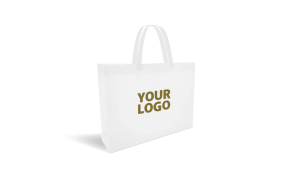 Low-cost, eco-friendly personalized white fabric bag