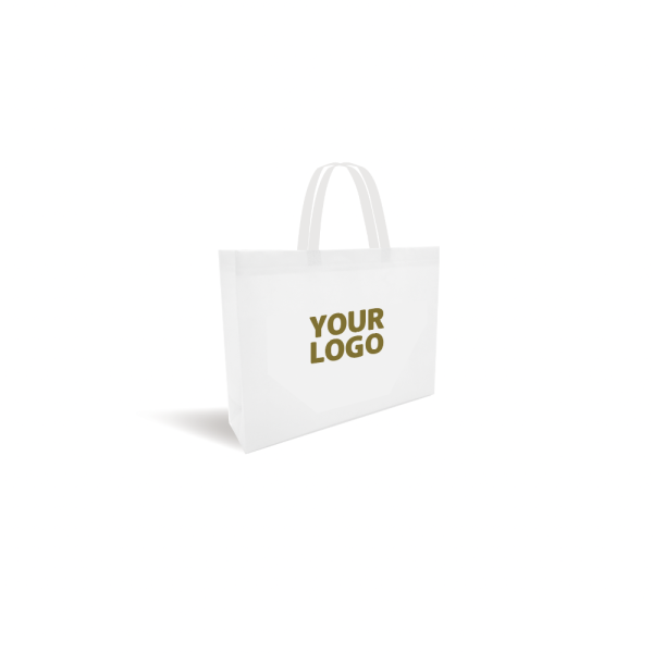 Low-cost, eco-friendly personalized white fabric bag