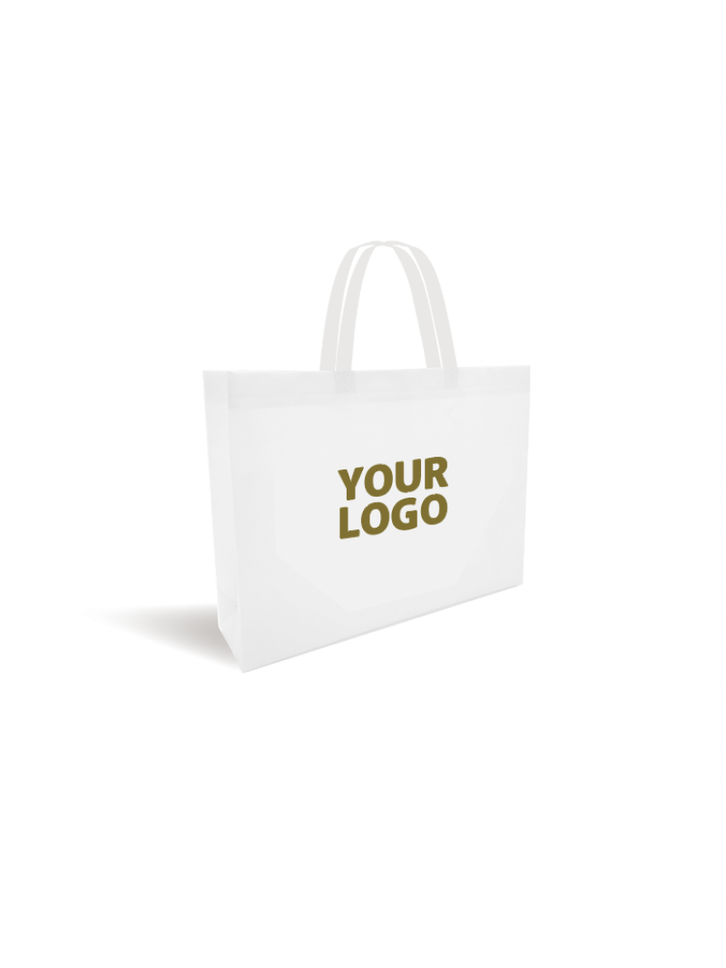 Low-cost, eco-friendly personalized white fabric bag