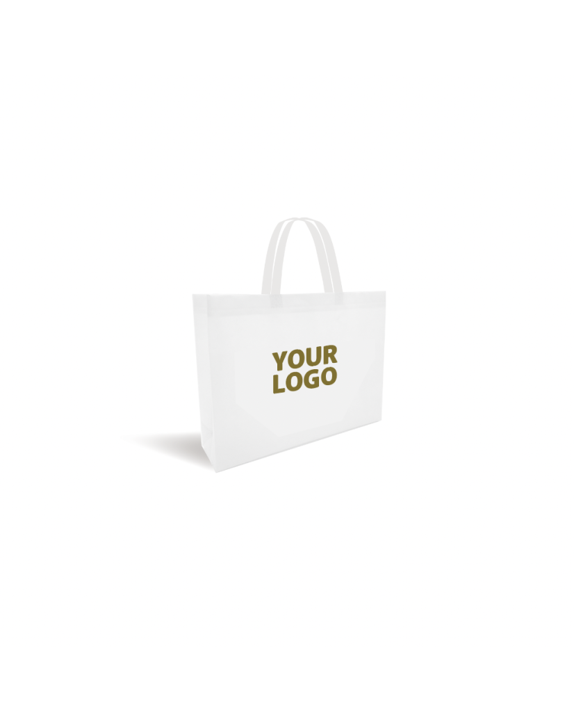 Low-cost, eco-friendly personalized white fabric bag