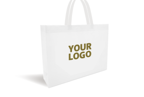 Cheap and eco-friendly personalized black fabric bag