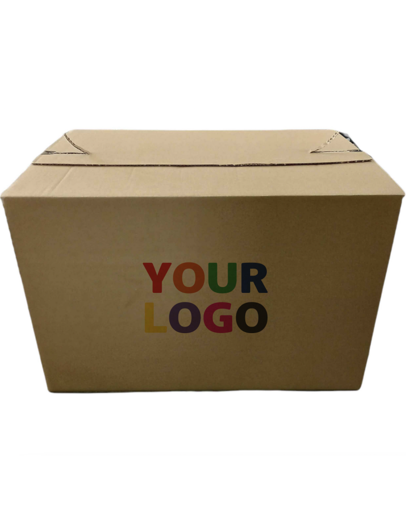 Shipping crate with adhesive closure - XL