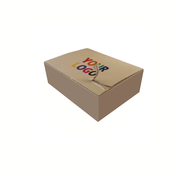 Shipping crate with adhesive closure - S