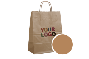 BRONZE PAPER BAG L