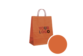 PAPER BAG ORANGE M