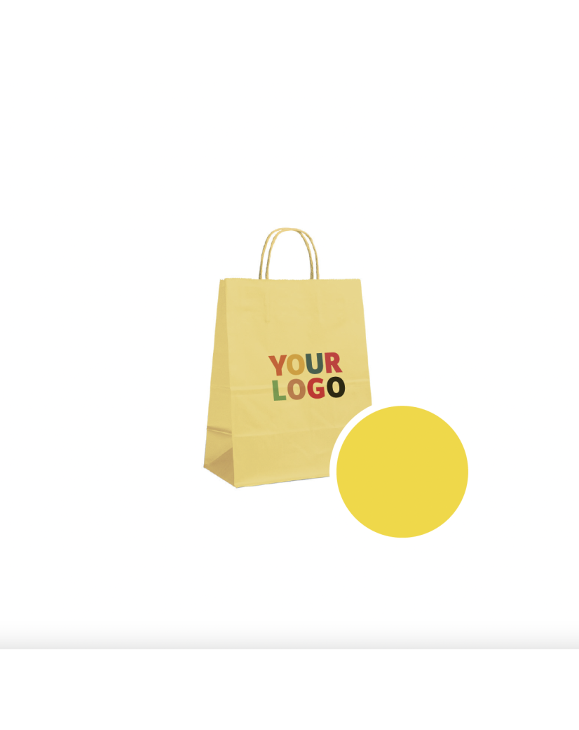 YELLOW PAPER BAG M