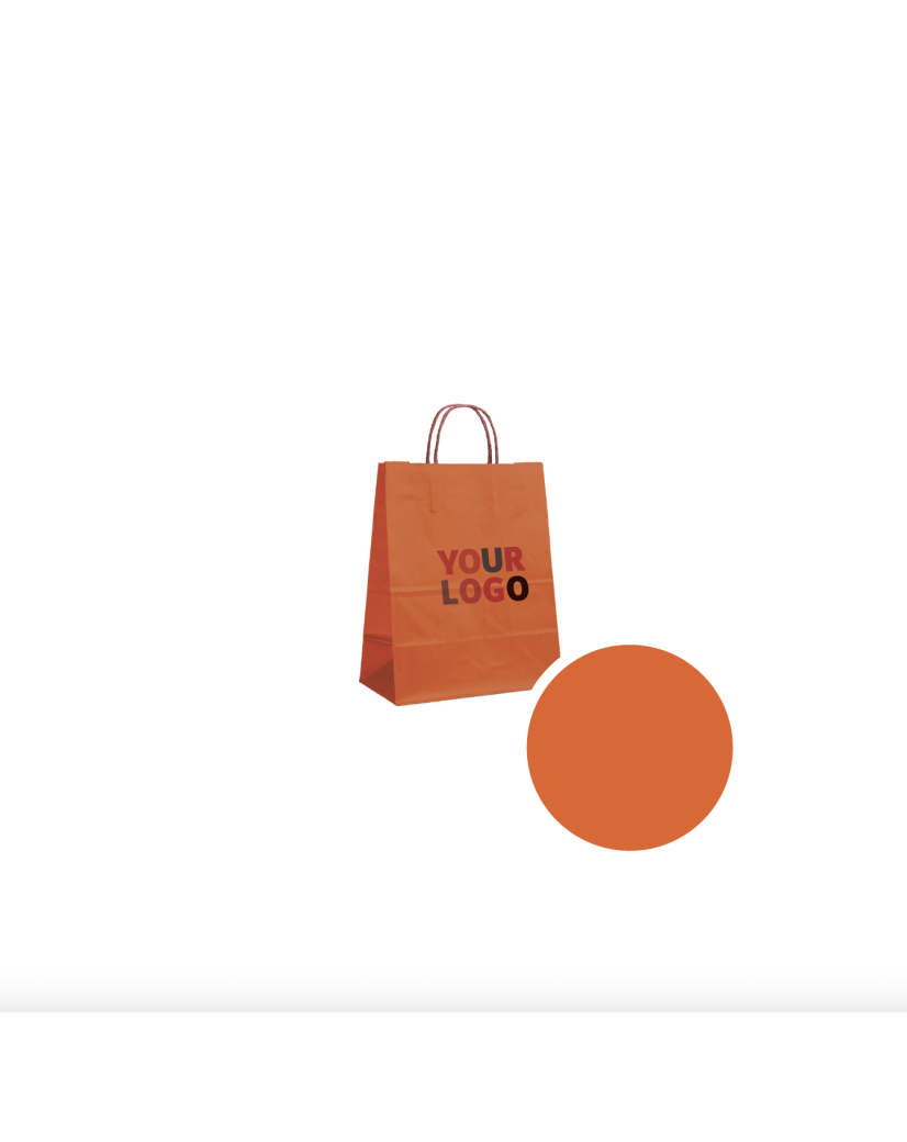 Paper bags - Orange S