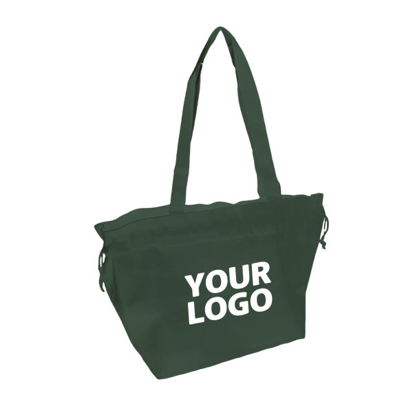 Non woven bag model "Nice" - GROEN L (58X24X35CM)