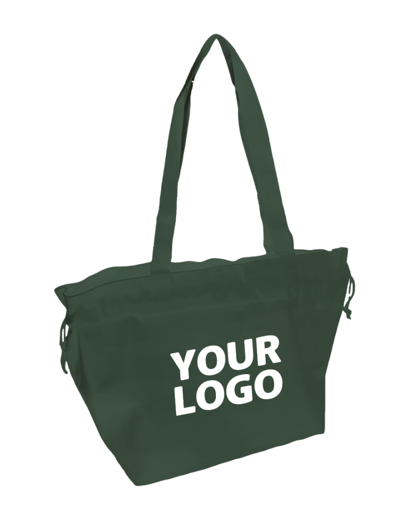 Non woven bag model "Nice" - GROEN L (58X24X35CM)