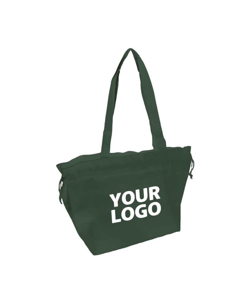 Non woven bag model "Nice" - GROEN L (58X24X35CM)