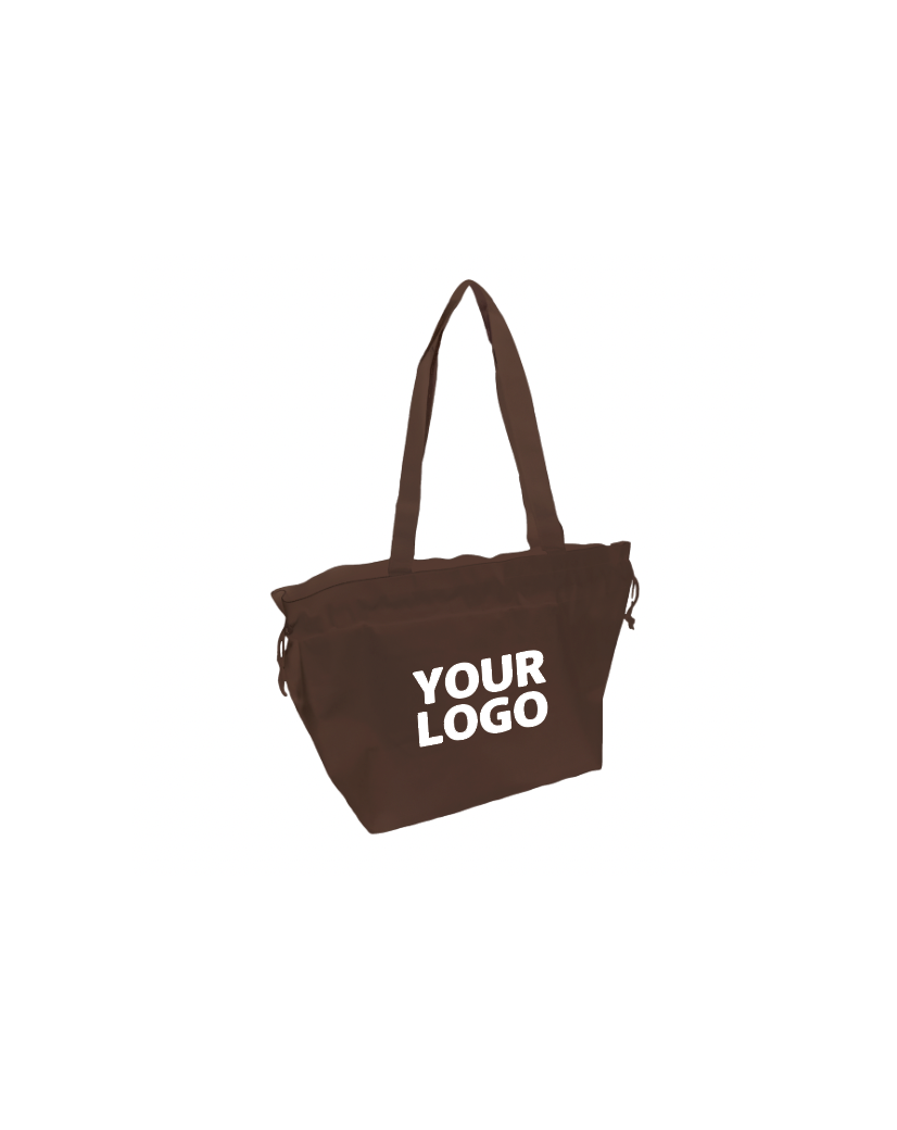 Non woven bag model "Nice" - BRUIN L (58X24X35CM)