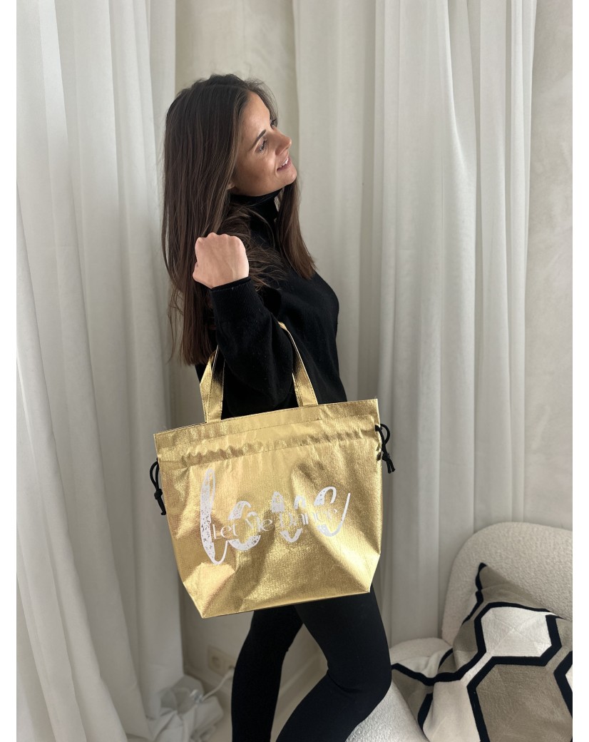 SAC NICE GOLD - M (40x14x30cm)