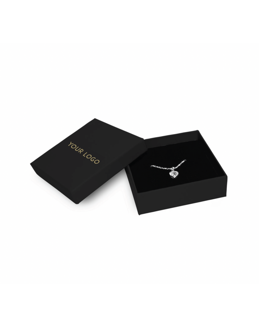 Joyero negro personalizado, ¡venda sus joyas con estilo!