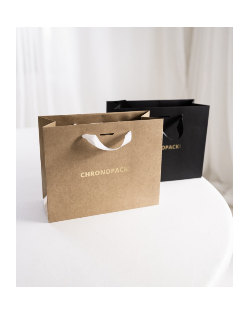 Luxury Paper Bags - Kraft XS - Bandgriffe